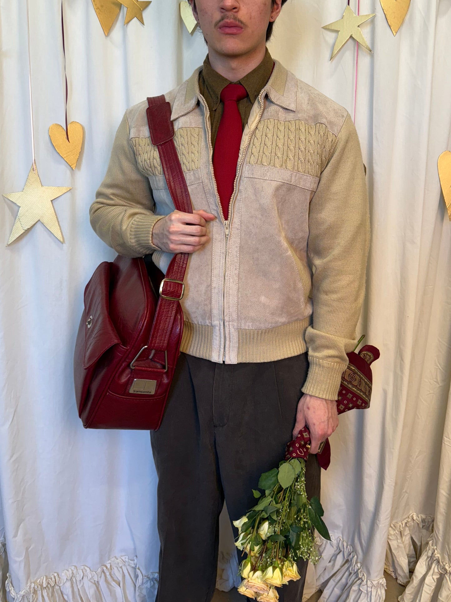 Vintage 1970's Sandstone Suede Desert Jacket