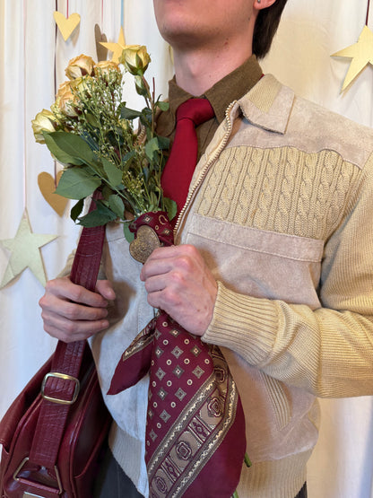 Vintage 1970's Sandstone Suede Desert Jacket