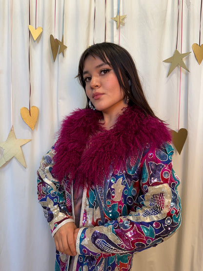 Vintage 1980's Polychromatic Lover Coat