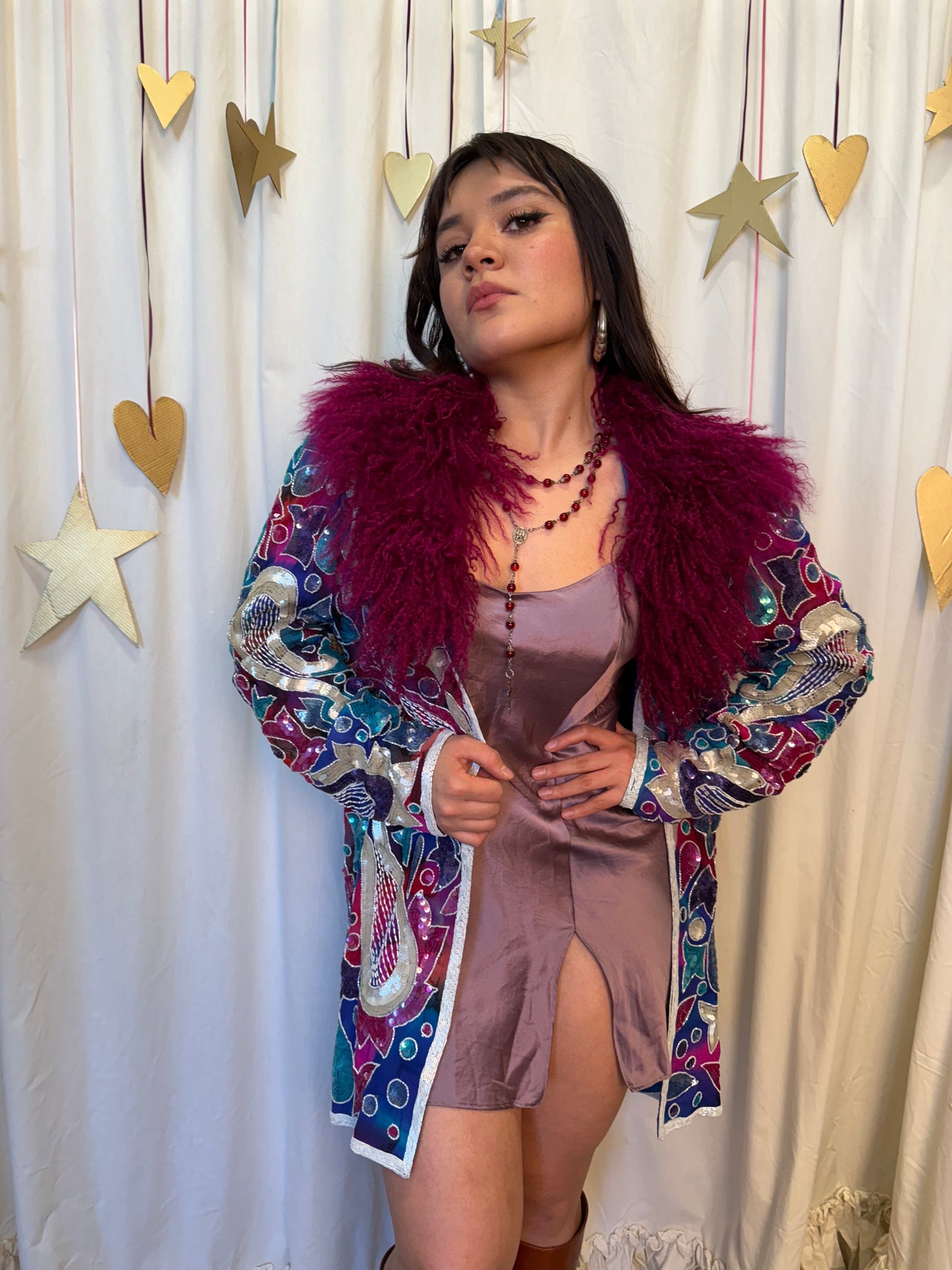 Vintage 1980's Polychromatic Lover Coat