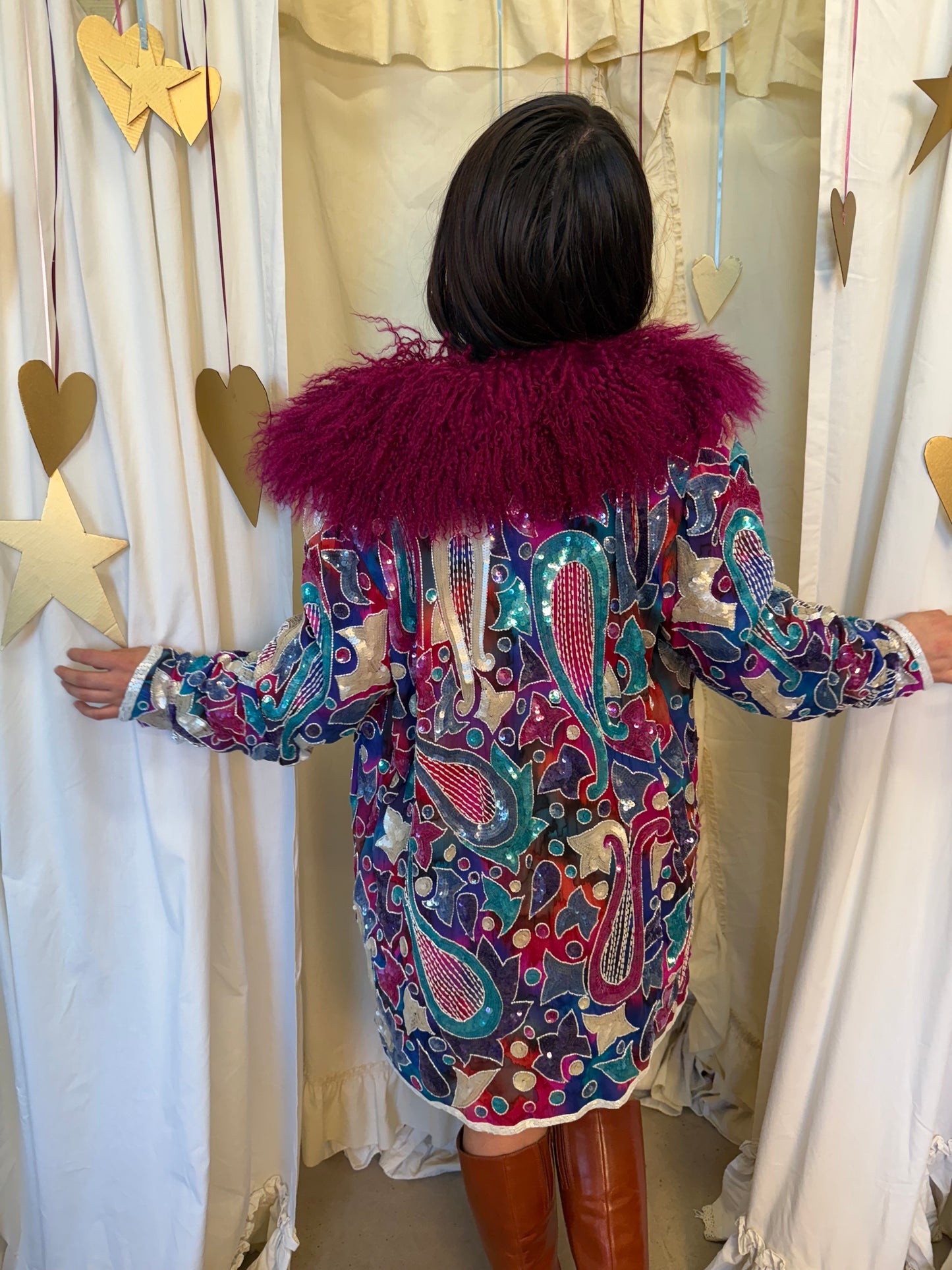 Vintage 1980's Polychromatic Lover Coat