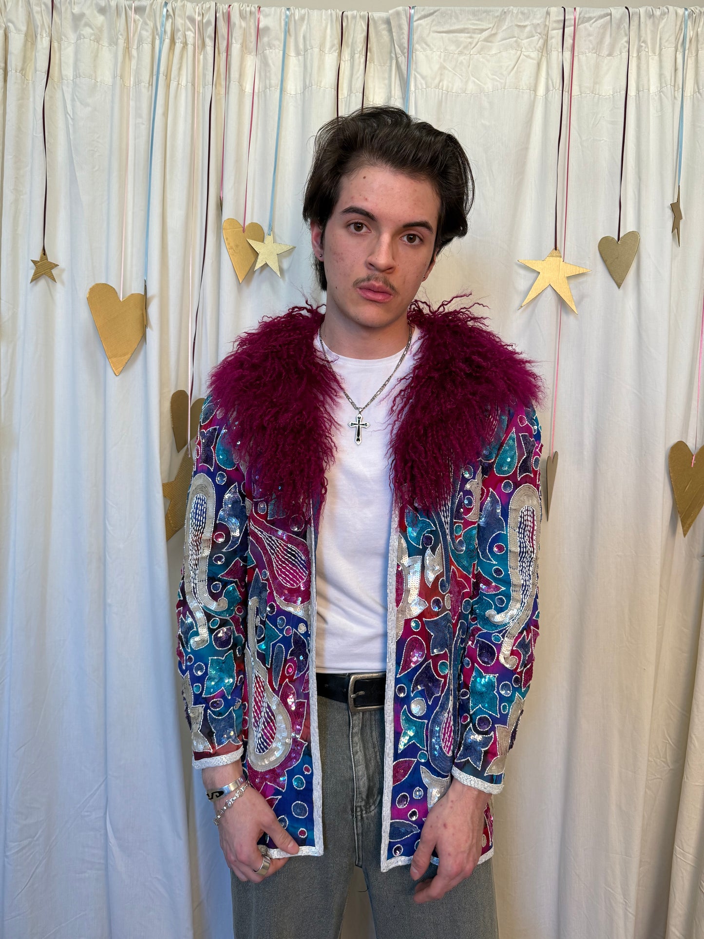 Vintage 1980's Polychromatic Lover Coat