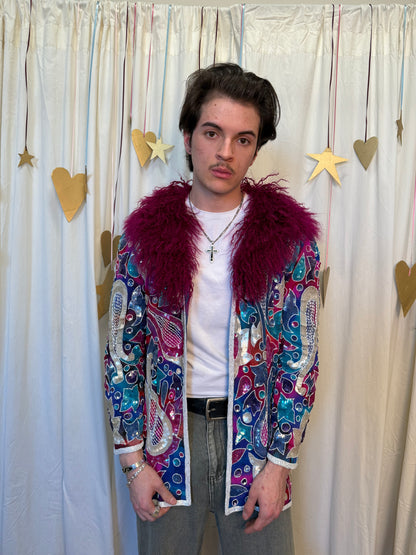 Vintage 1980's Polychromatic Lover Coat