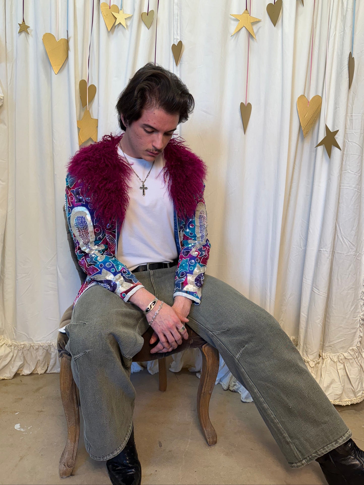 Vintage 1980's Polychromatic Lover Coat