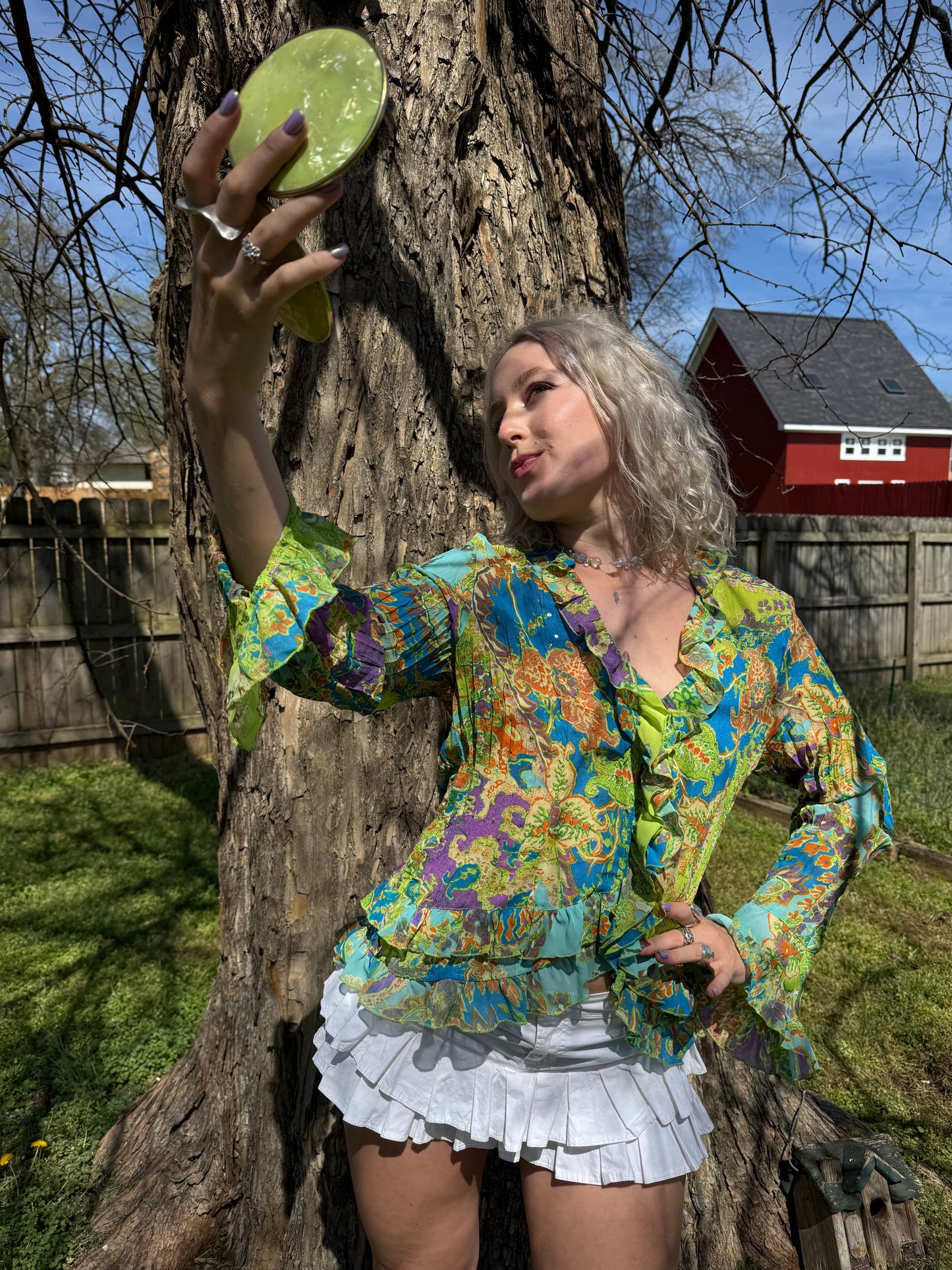 Y2K Uptown Girl Blouse