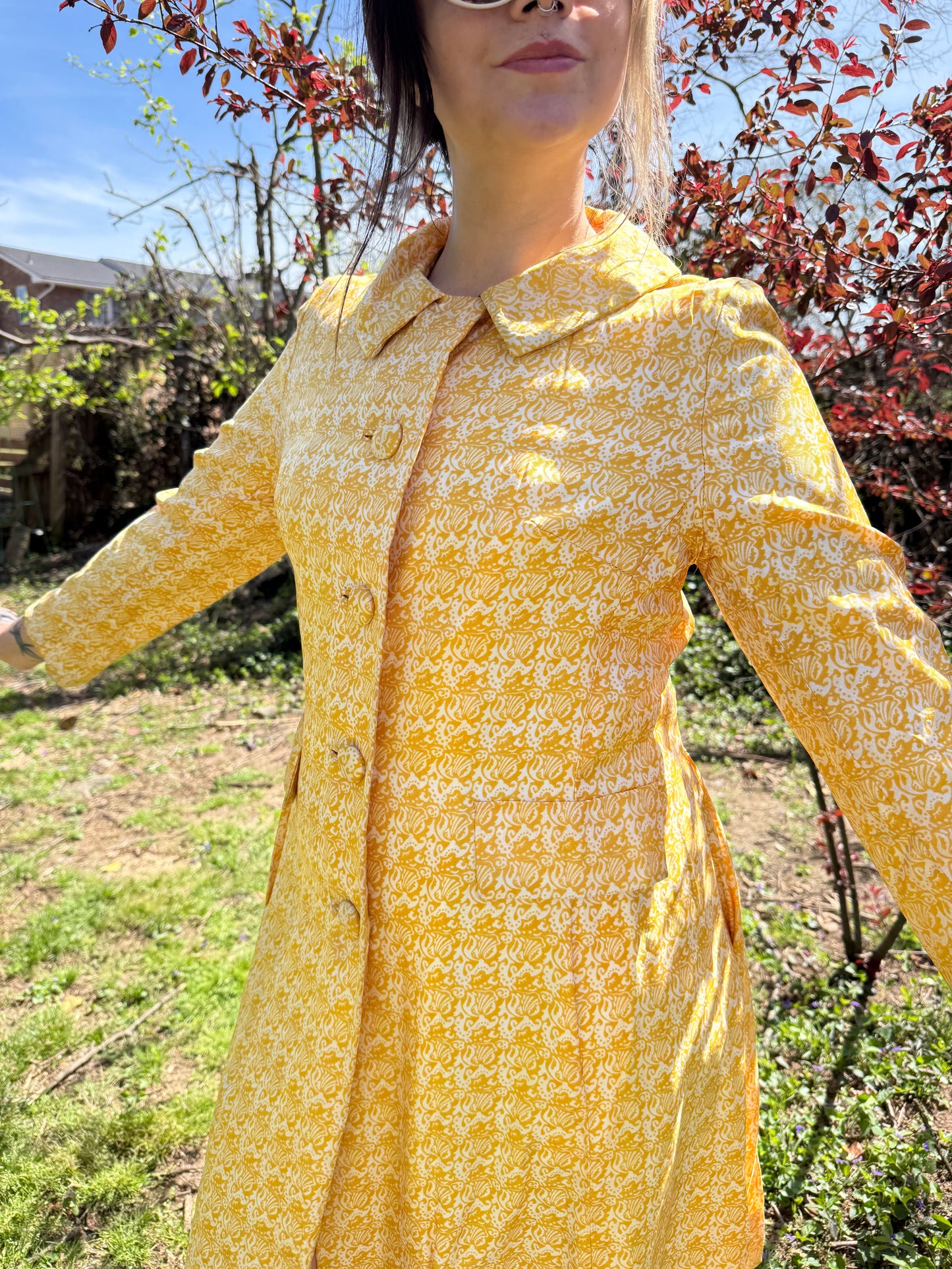 Vintage 1960’s Golden Sun Coat