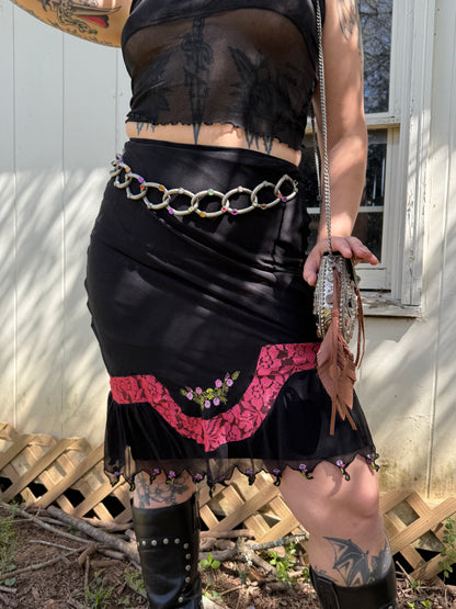 Vintage 1990’s Silk Betsey Johnson Fairy Skirt