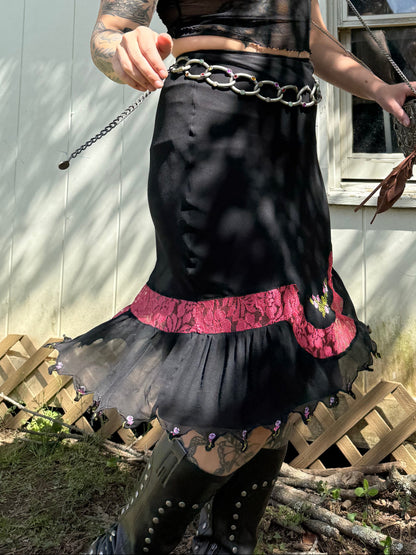 Vintage 1990’s Silk Betsey Johnson Fairy Skirt