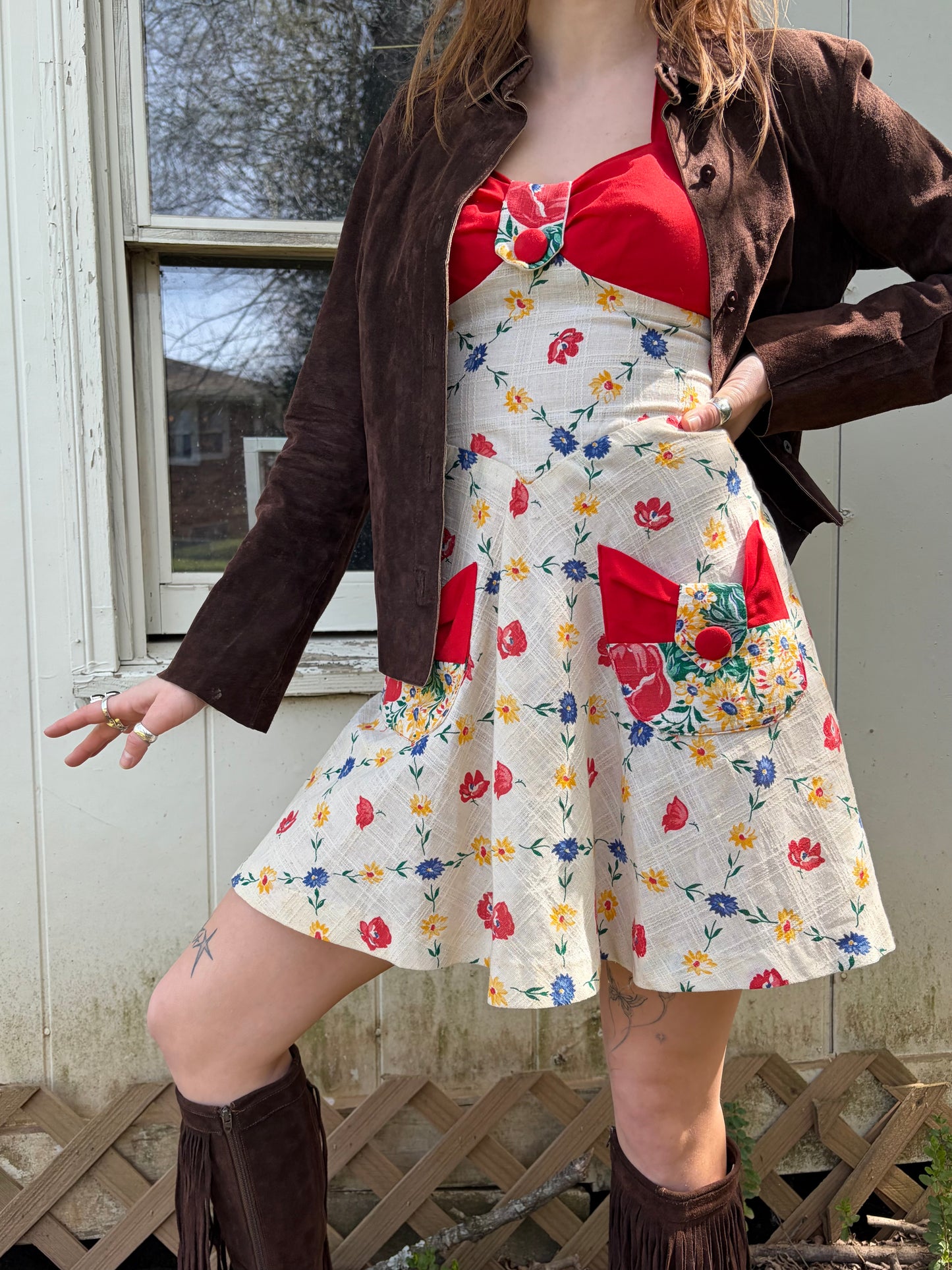 Vintage 1970’s Young Edwardian Storybook Dress