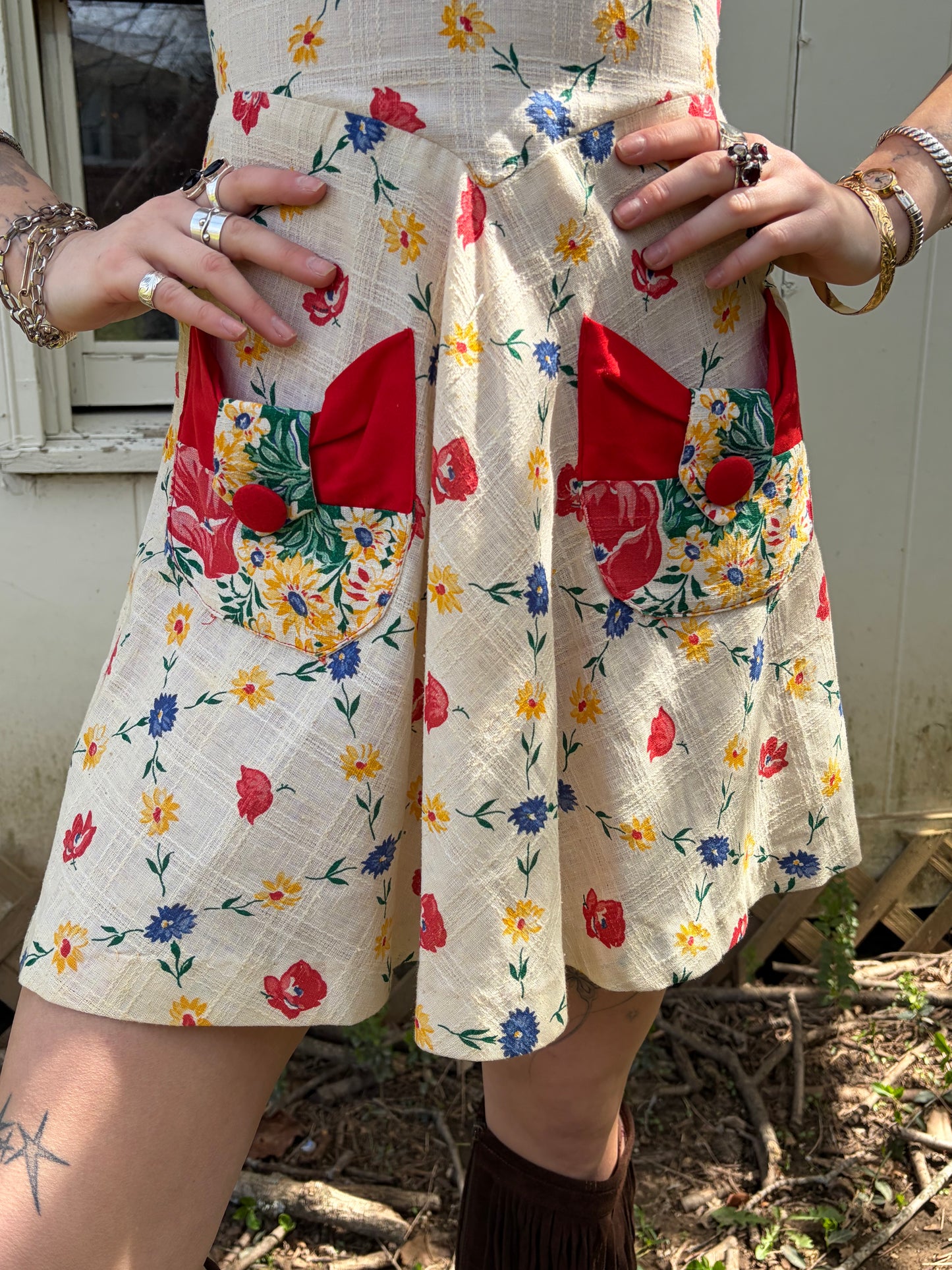Vintage 1970’s Young Edwardian Storybook Dress